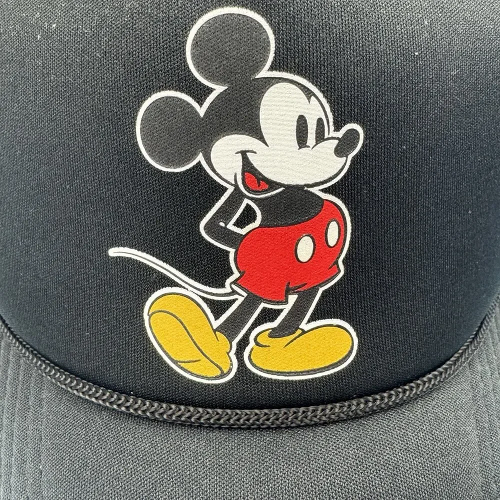 Disney Mickey Mouse Unisex Adjustable‎ Baseball Hat Cap Black NEW